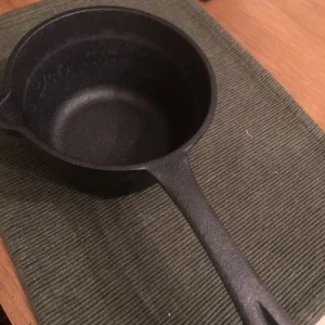 Jim Beam Pre-Seasoned Heavy Duty Cast Iron Basting Pot for Grilling 6 1/2”x3 1/2